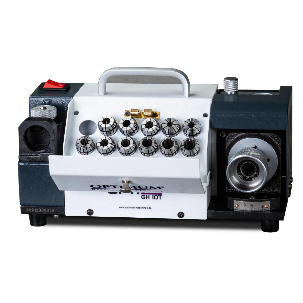 Afiladora de brocas Optimum OPTIgrind GH 10T - vista 4
