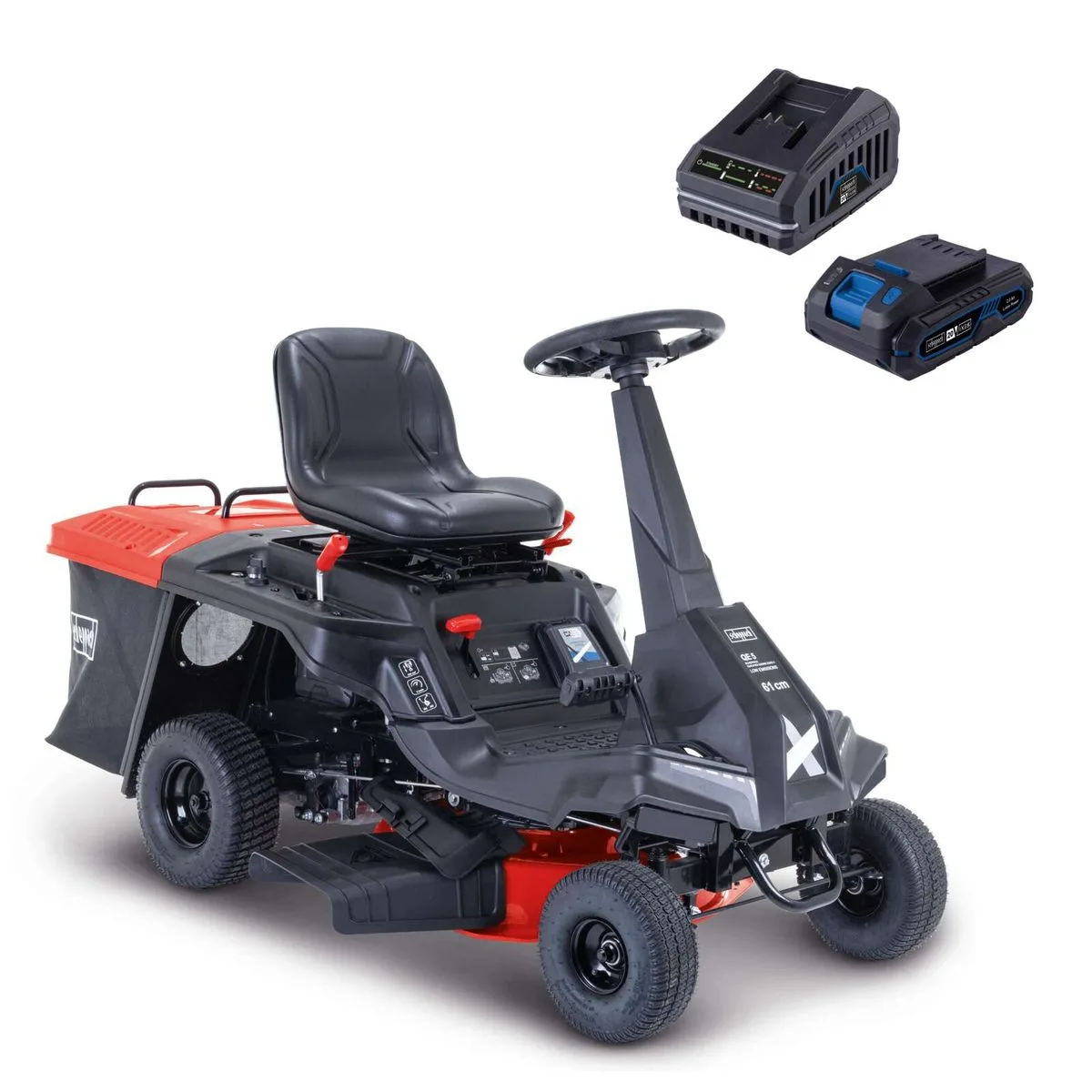 Tractor Corta Pasto 6HP Scheppach - Cortacésped Profesional — detalle